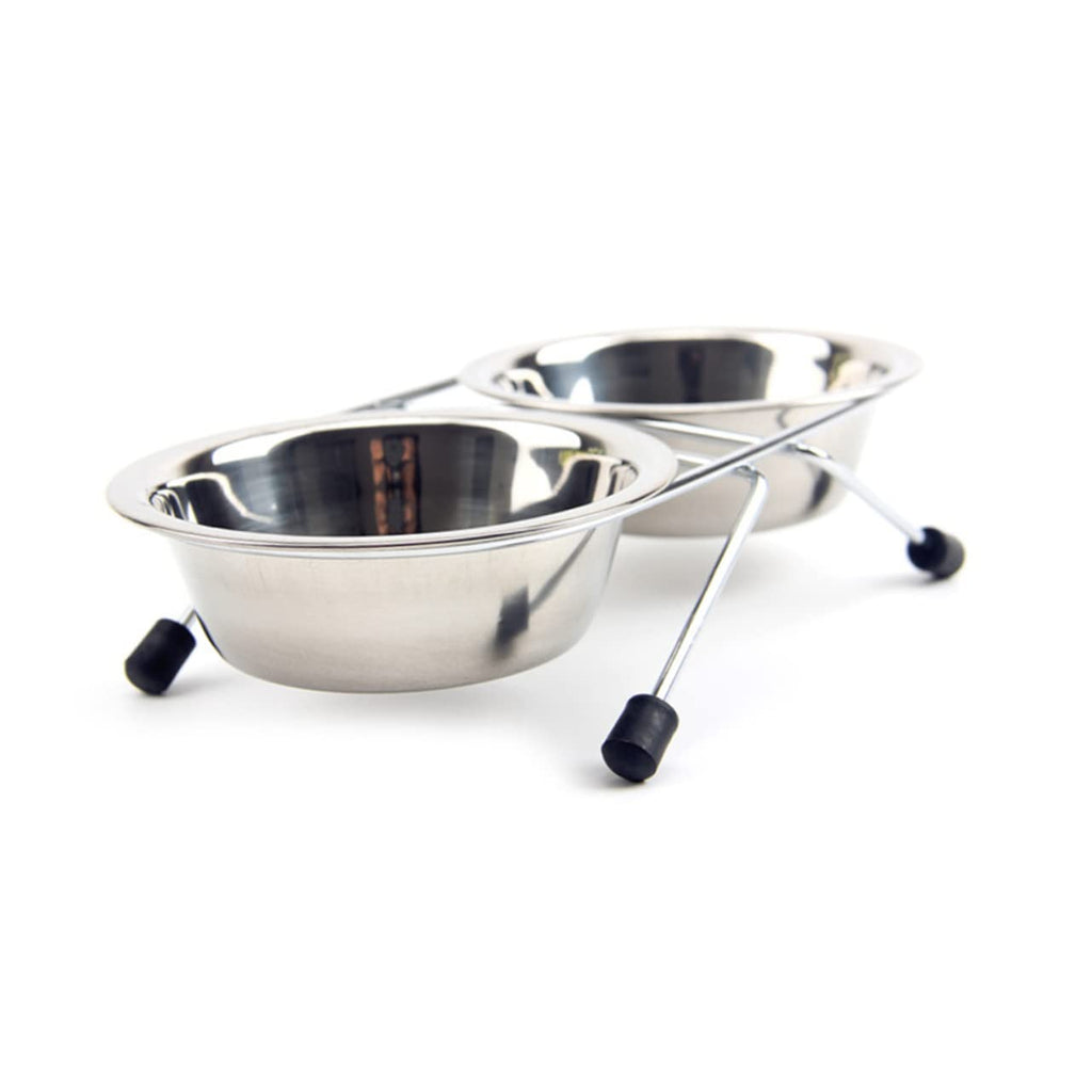 Stainless Steel Dog Cat Bowls Set U211