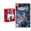 Nintendo Switch OLED Model with White Joy-Con and Game Bundle A515