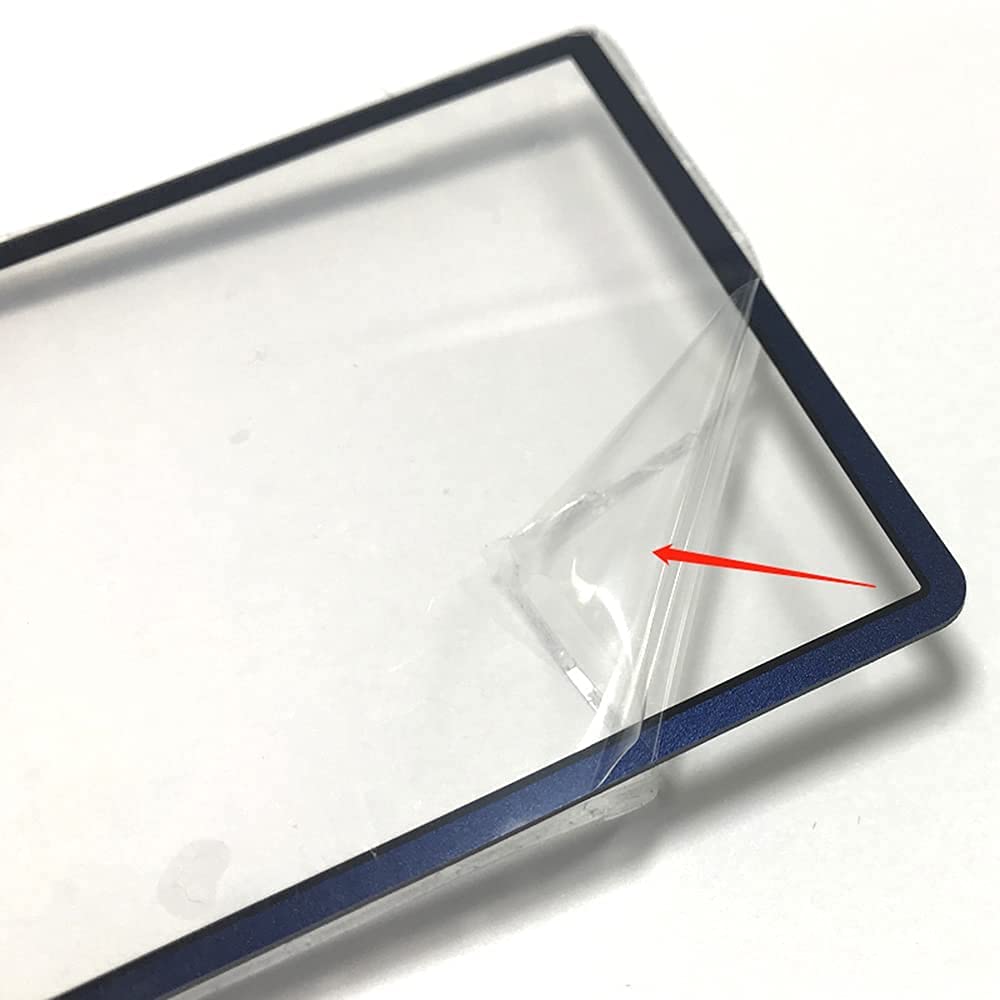 Replacement Glass Top Upper Screen Frame Lens Cover LCD Screen Protector With Adhesive Yellow M655886