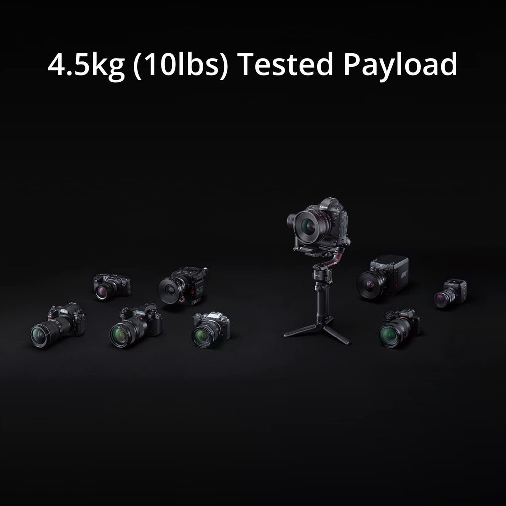 3-Axis Gimbal Stabilizer for DSLR and Mirrorless Cameras, Carbon Fiber, Black A745
