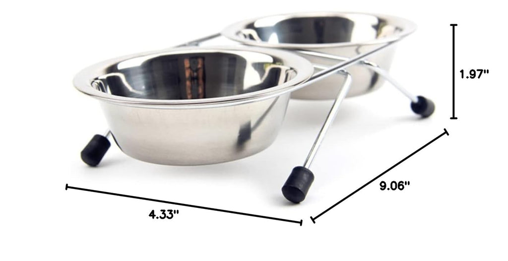 Stainless Steel Dog Cat Bowls Set U211