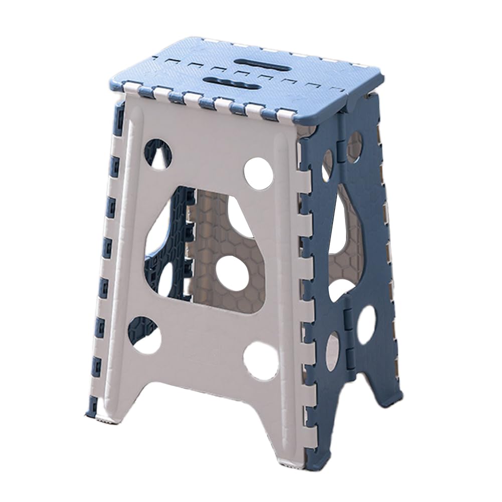 18in Heavy Duty Non Slip Folding Step Stool with Handle M61354
