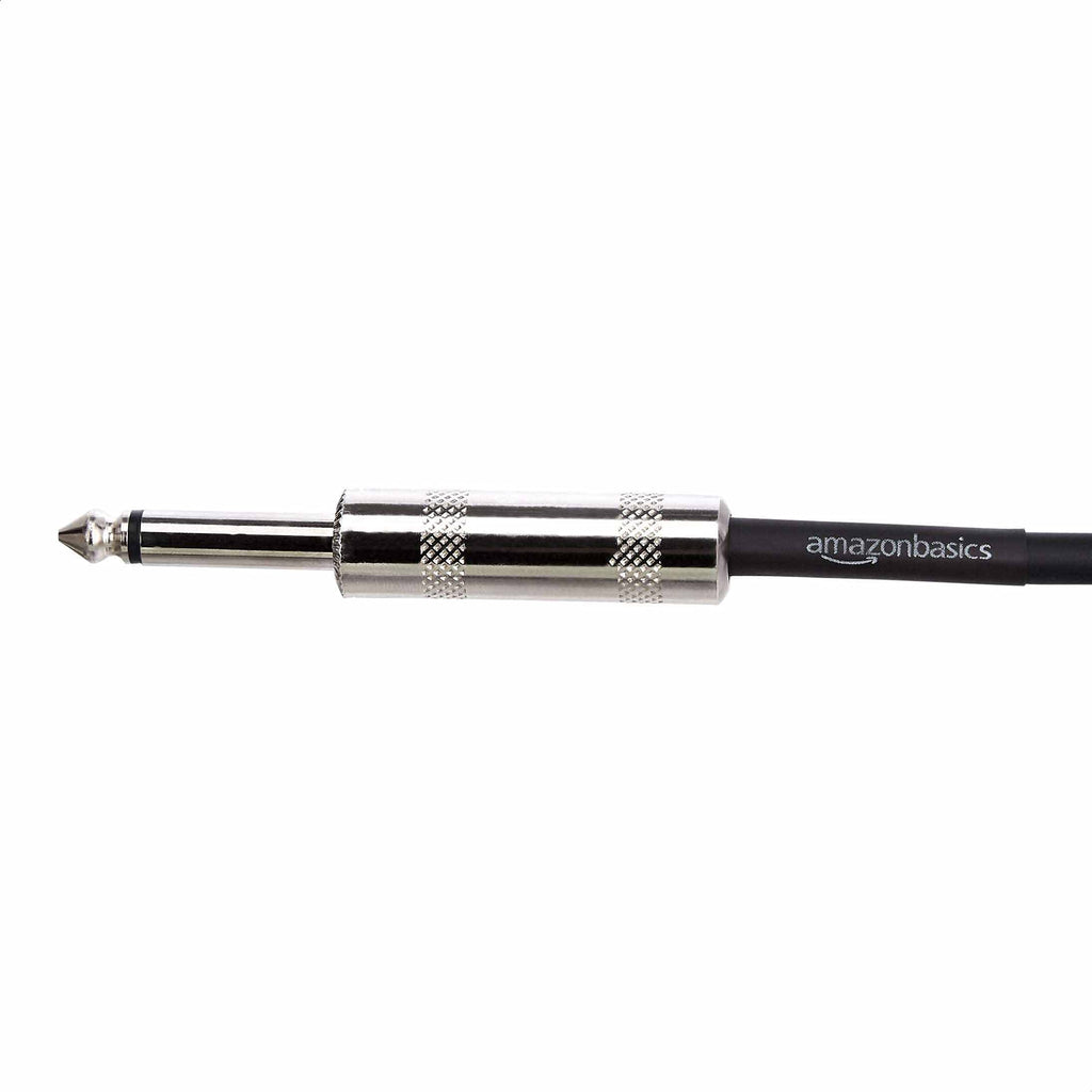 1/4 Inch Straight Instrument Cable, 10 Foot, Black D953854