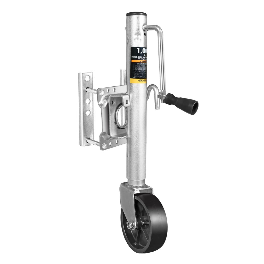 1000 lbs Heavy Duty Swivel Trailer Jack with Wheel S1560