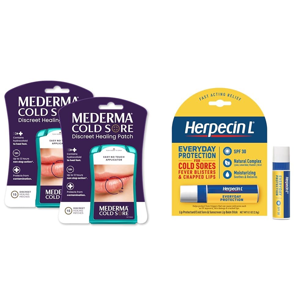 Cold Sore Patches and Lip Balm Stick SPF30 R91697