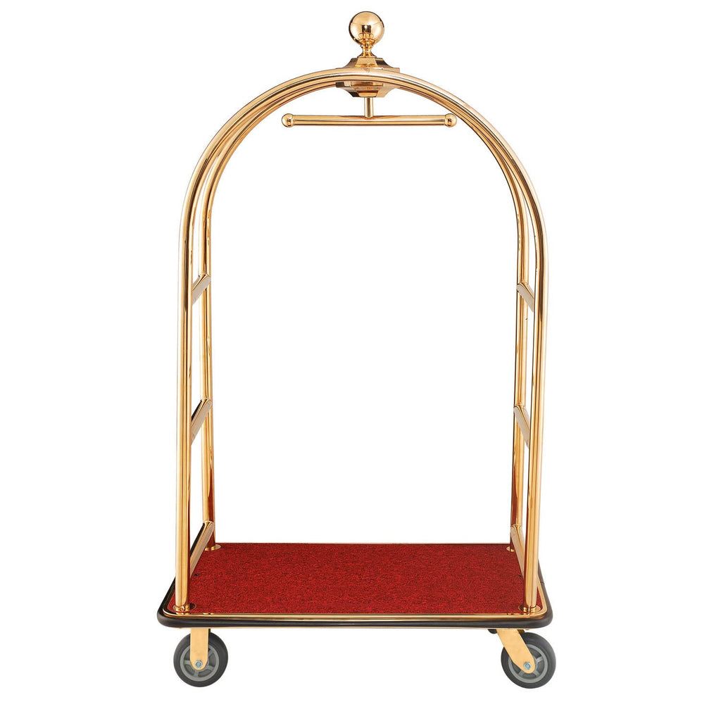 Gold Stainless Steel Bellman Cart H655