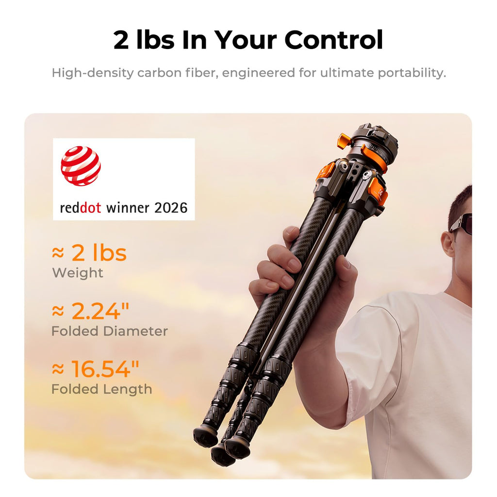 Carbon Fiber Travel Tripod O673