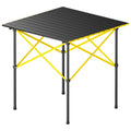 Portable Folding Aluminum Camping Table with Carry Bag J63159