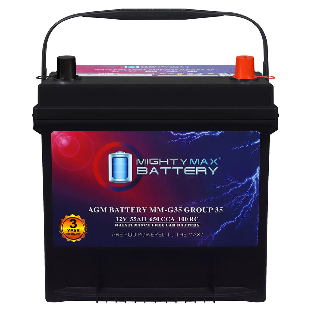 12V 55Ah AGM 650 CCA Replacement Battery P693812