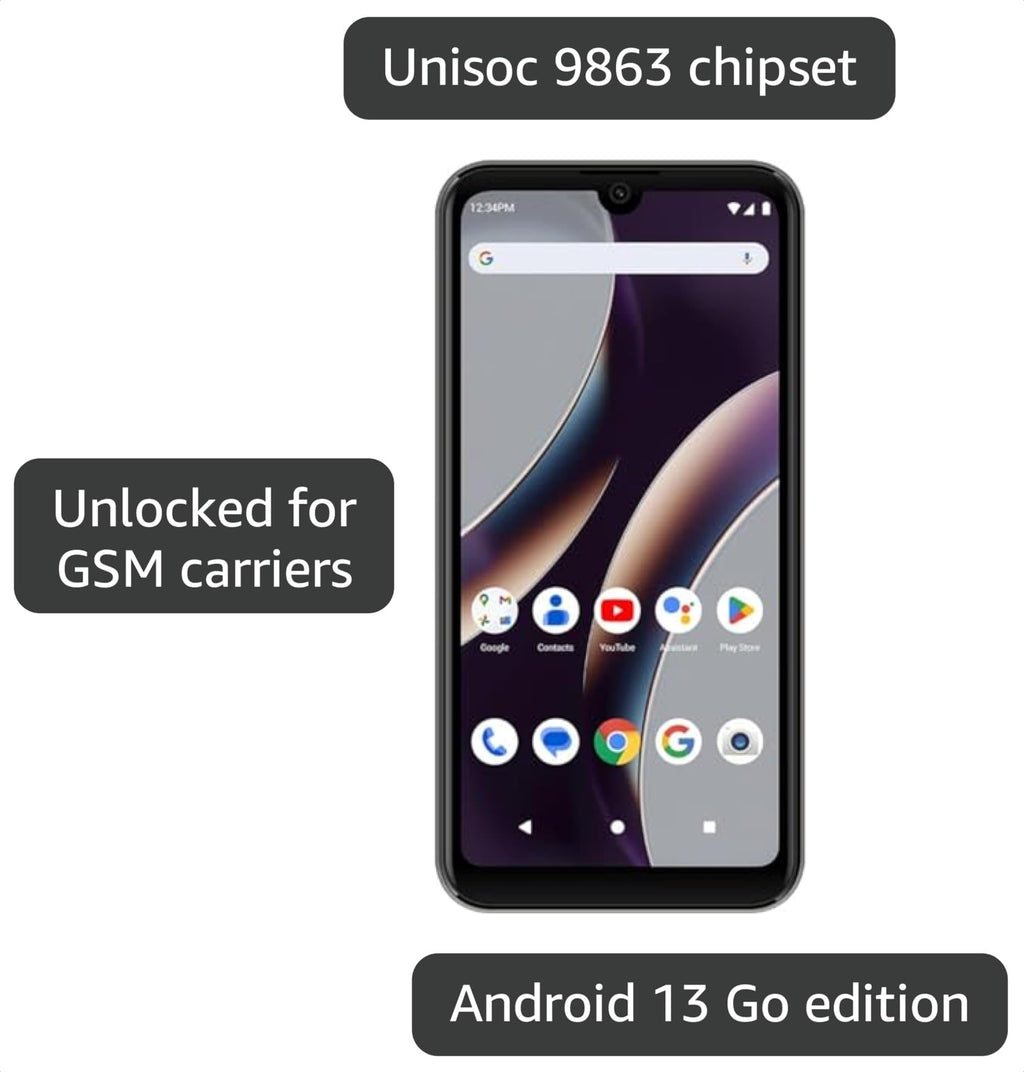 Unlocked Android Smartphone 6.26” Display 16GB X474026