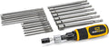 20 Pc 1/4" Drive Torque Screwdriver Set J24077