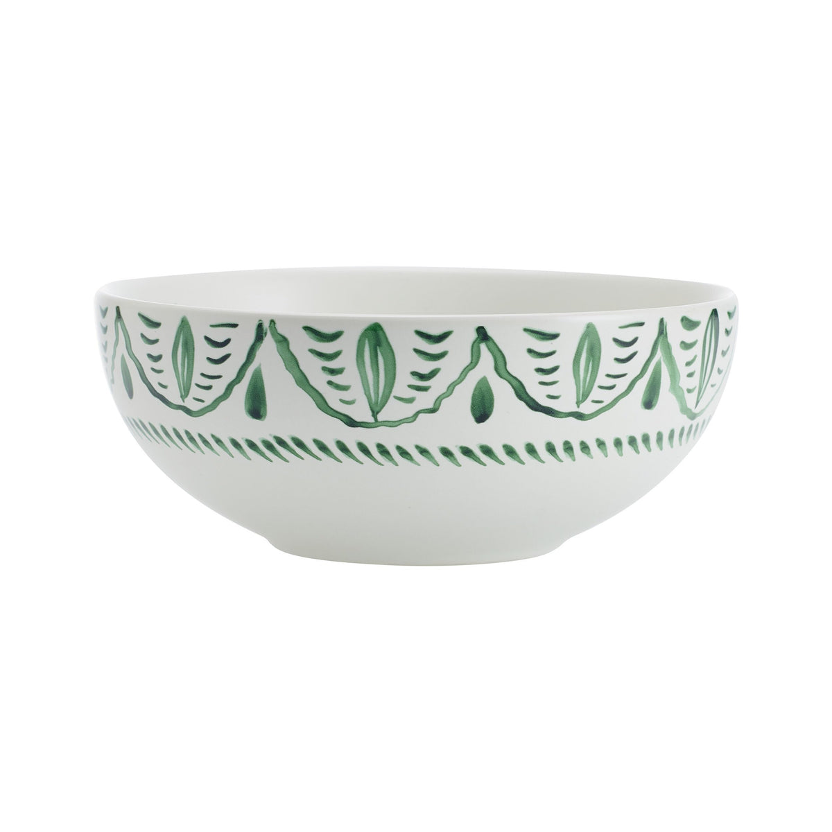 Green 12-Piece Stoneware Dinnerware Set D34490