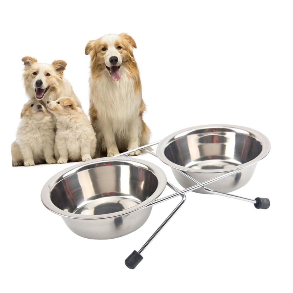 Stainless Steel Dog Cat Bowls Set U211