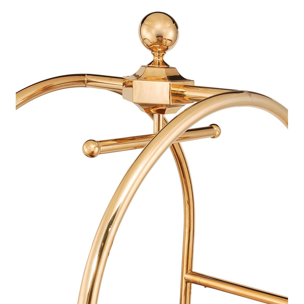 Gold Stainless Steel Bellman Cart H655