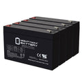 6V 9Ah AGM F2 Terminal Battery 4 Pack T647