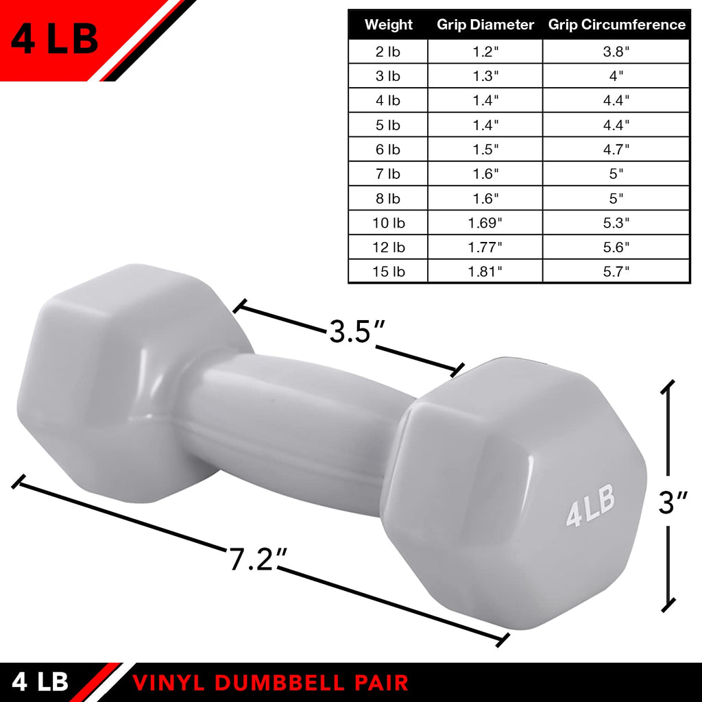 Neoprene & Vinyl Coated Dumbbell Pairs or Sets G573