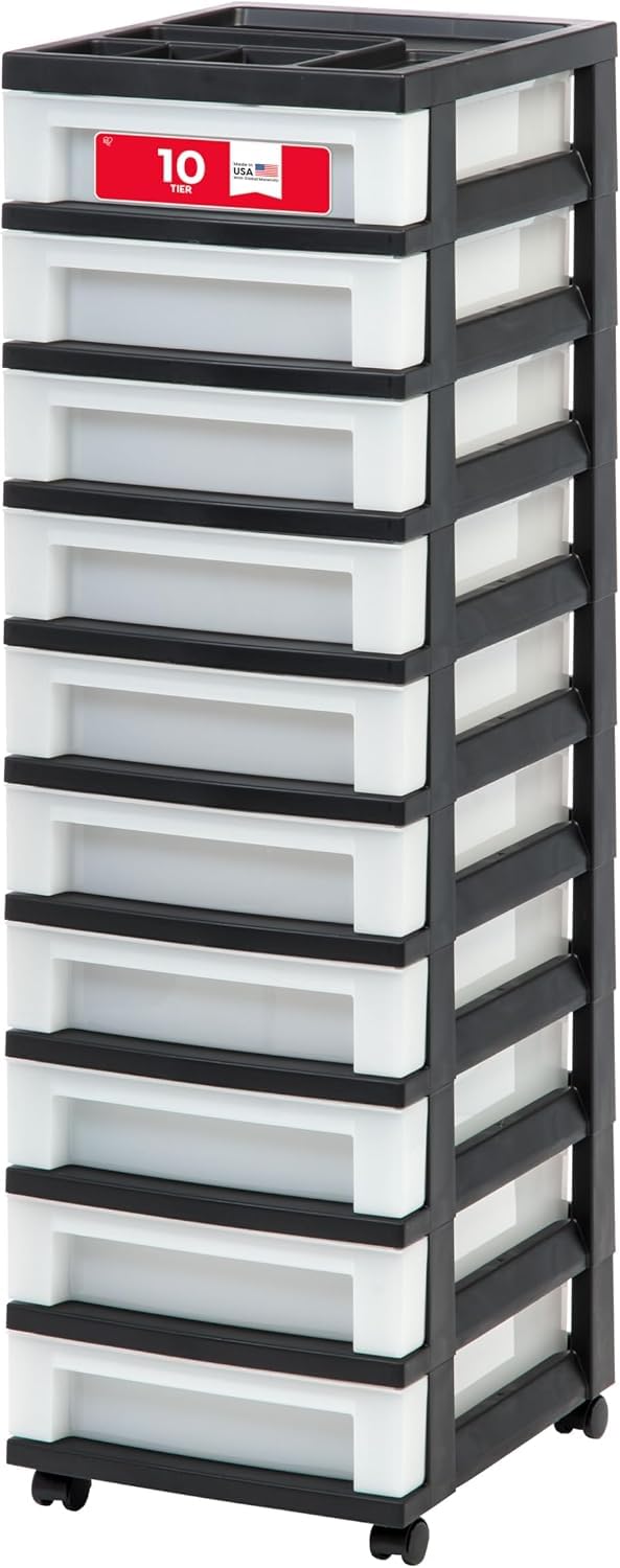 10 Drawer Rolling Storage Cart X198