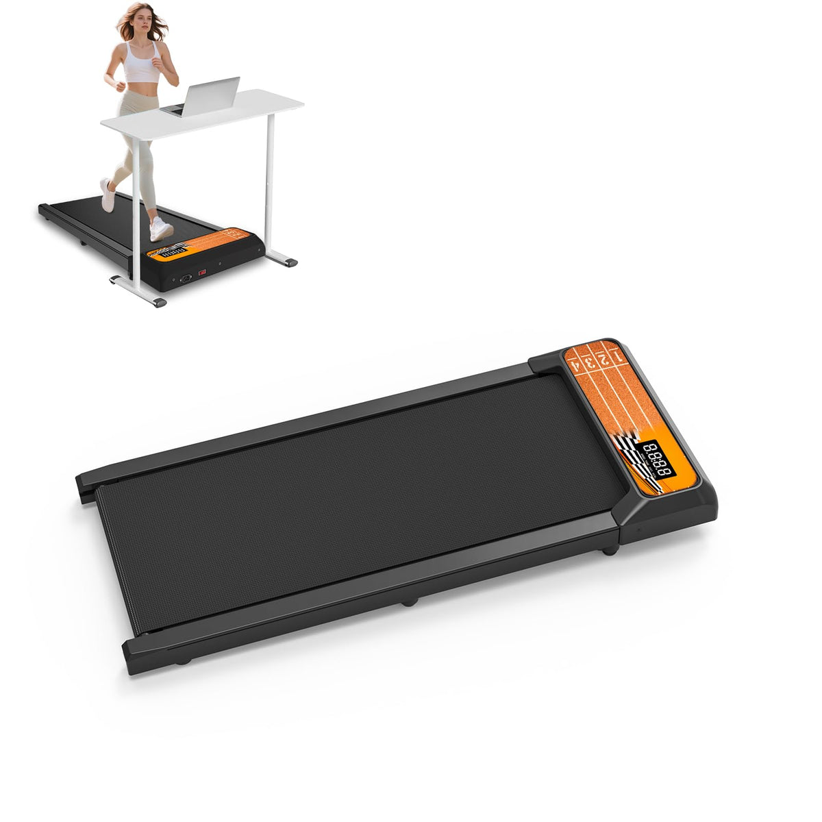 2.5 Hp Incline Walking Pad Treadmill H817251
