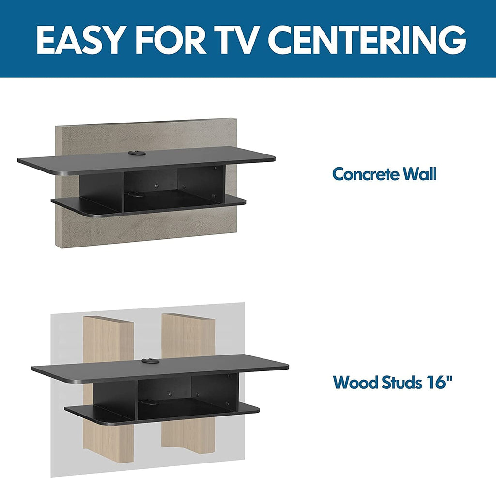 Black Floating TV Stand up to 55 Inch I533
