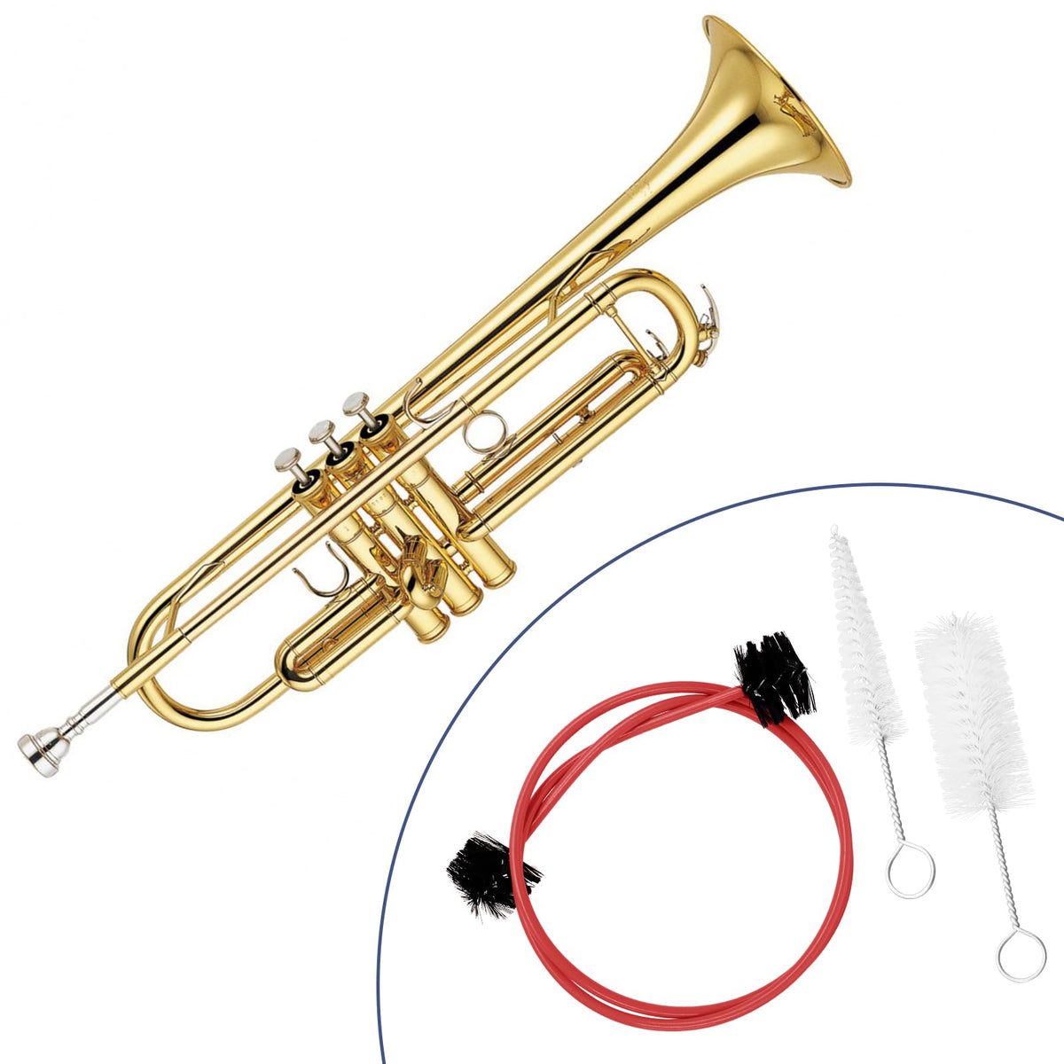 3 Pcs Trumpet Cleaning Kit P468377