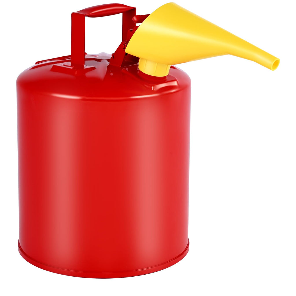 5 Gallon Red Metal Safety Gas Can with Flame Arrester P9764