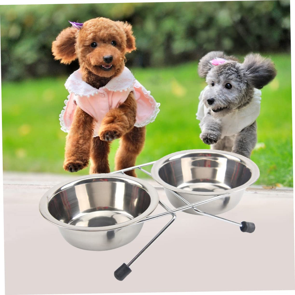 Stainless Steel Dog Cat Bowls Set U211