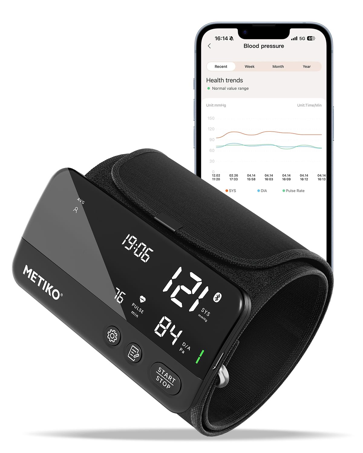 Wireless Upper Arm Blood Pressure Monitor V784633