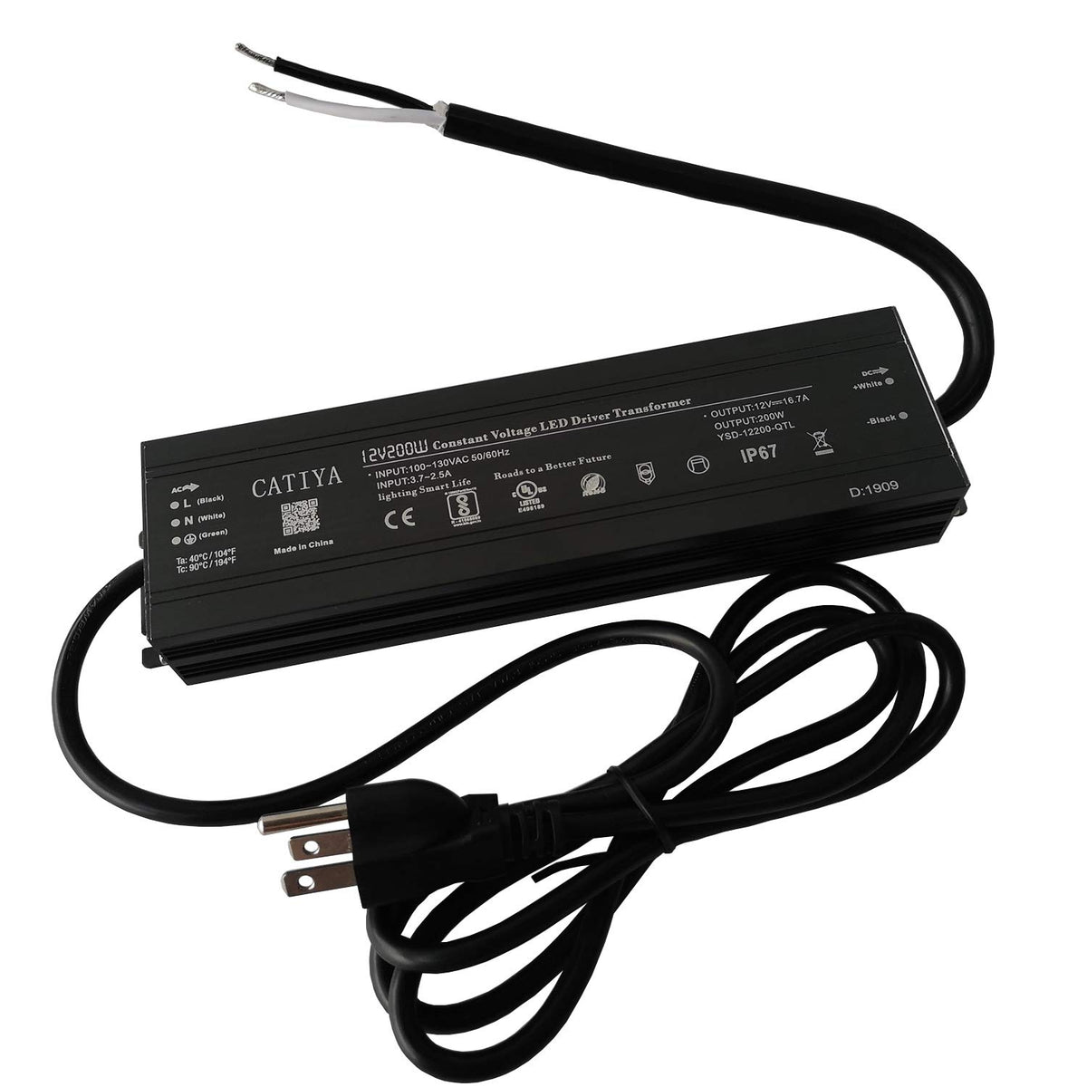 12V 200W IP67 Waterproof LED Driver Transformer S35363