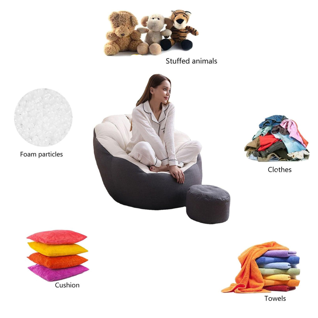 Corduroy Bean Bag Chair Cover X413