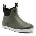 Mens Waterproof Rubber Ankle Deck Boots X95078