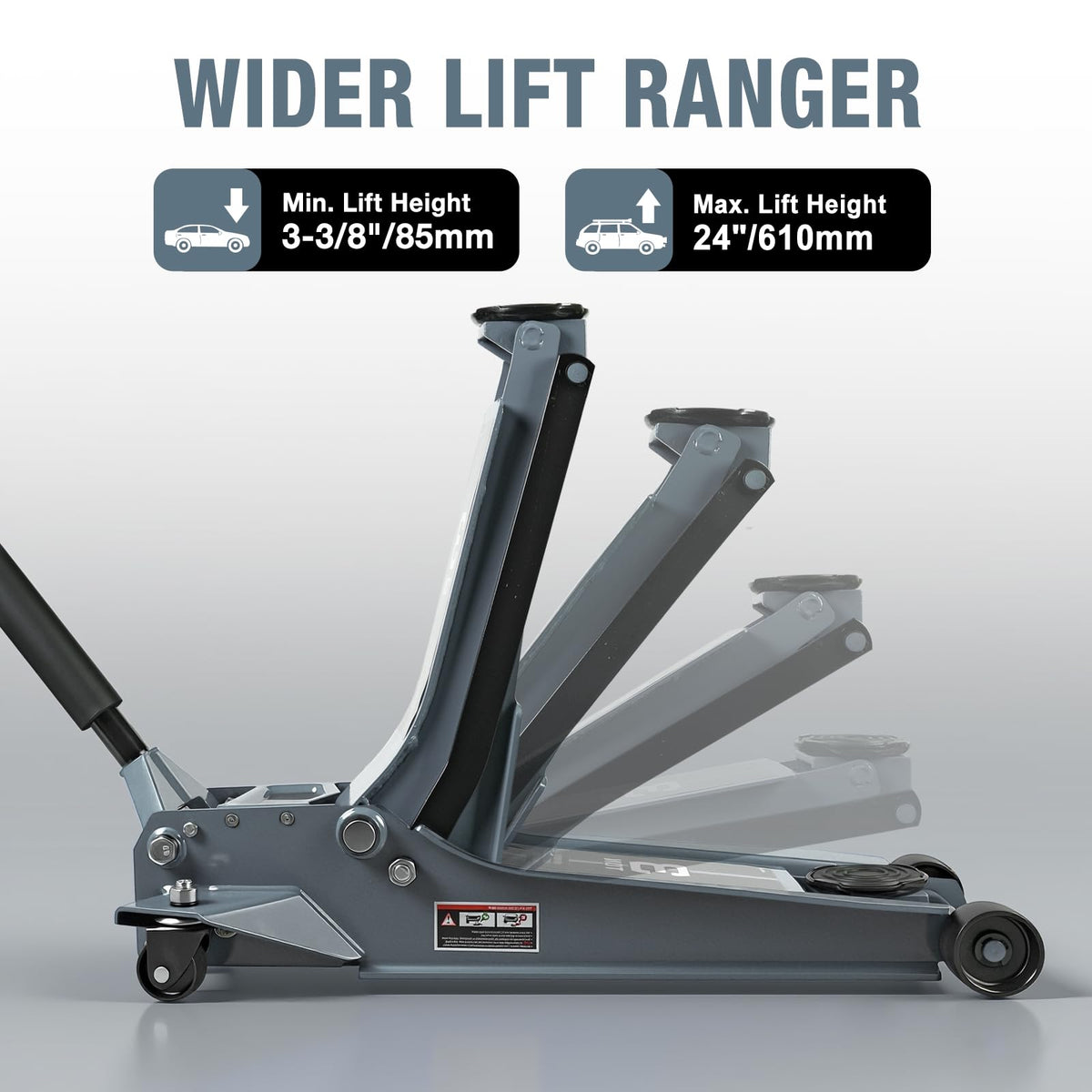 3 Ton Low Profile Hydraulic Floor Jack H53023