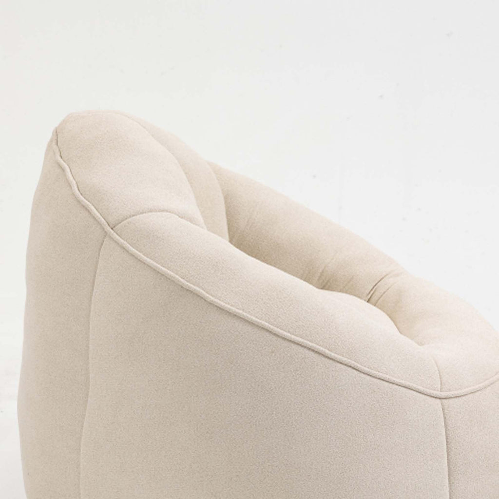 Microfiber Memory Foam Bean Bag Chair with Ottoman S9267