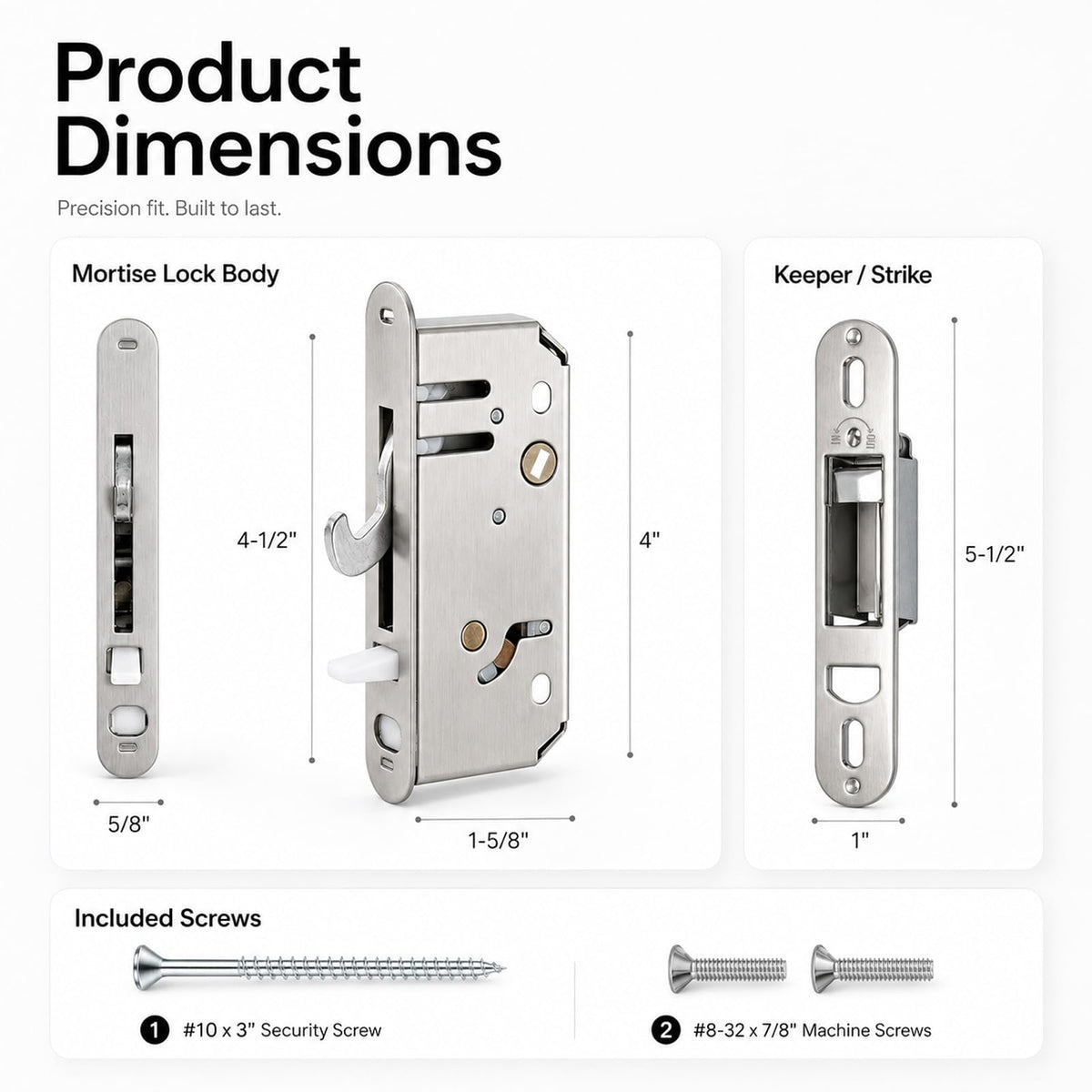 Sliding Door Lock Replacement Kit T654286