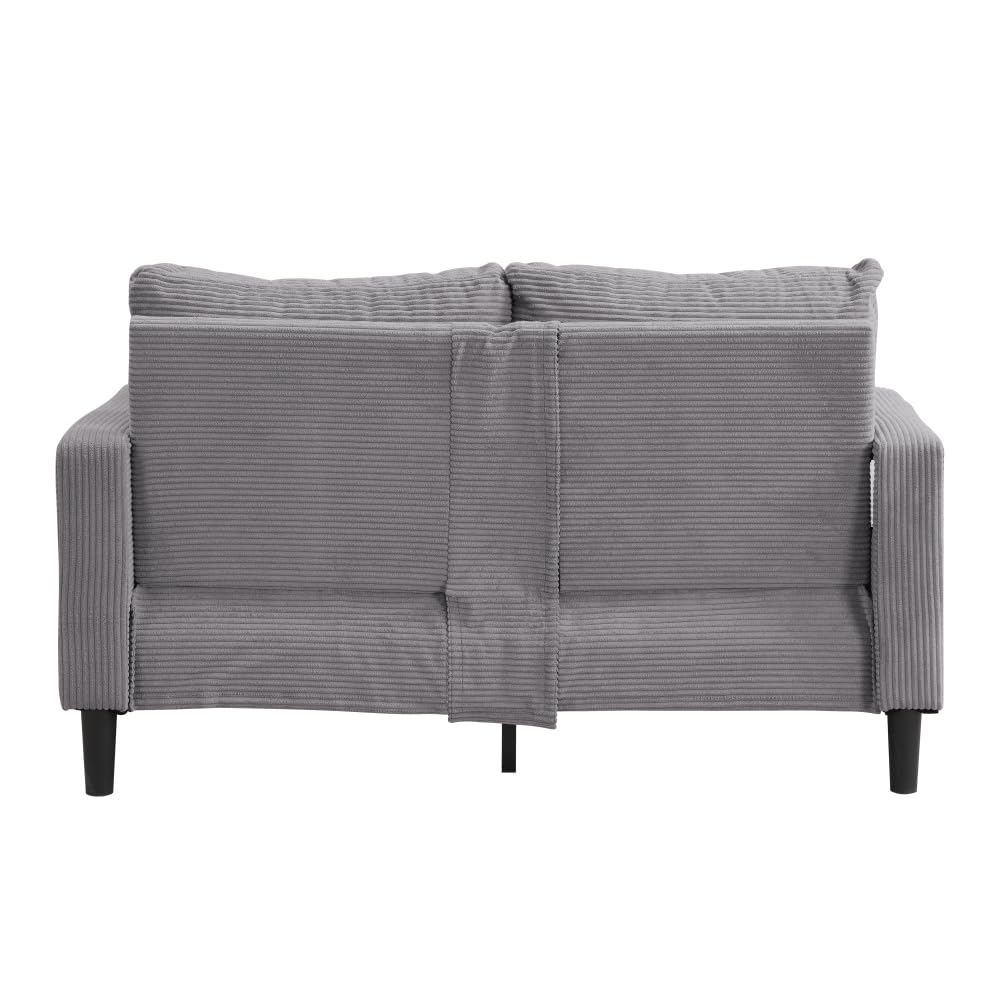 Light Gray 2 Seat Upholstered Sofa T81060