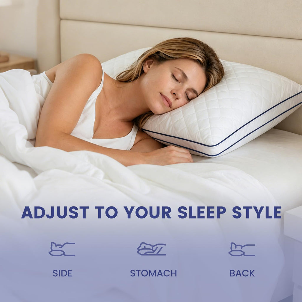 Shredded Memory Foam Pillows King Size Set of 2 X320