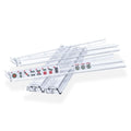 Clear Acrylic Mahjong Tile Rack and Pusher Set of 4 S288418