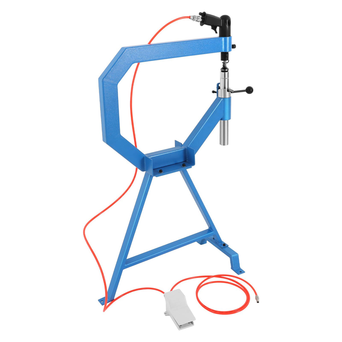 Pneumatic Planishing Hammer with 1" 2" 3" Anvils Dies and Foot Pedal L575