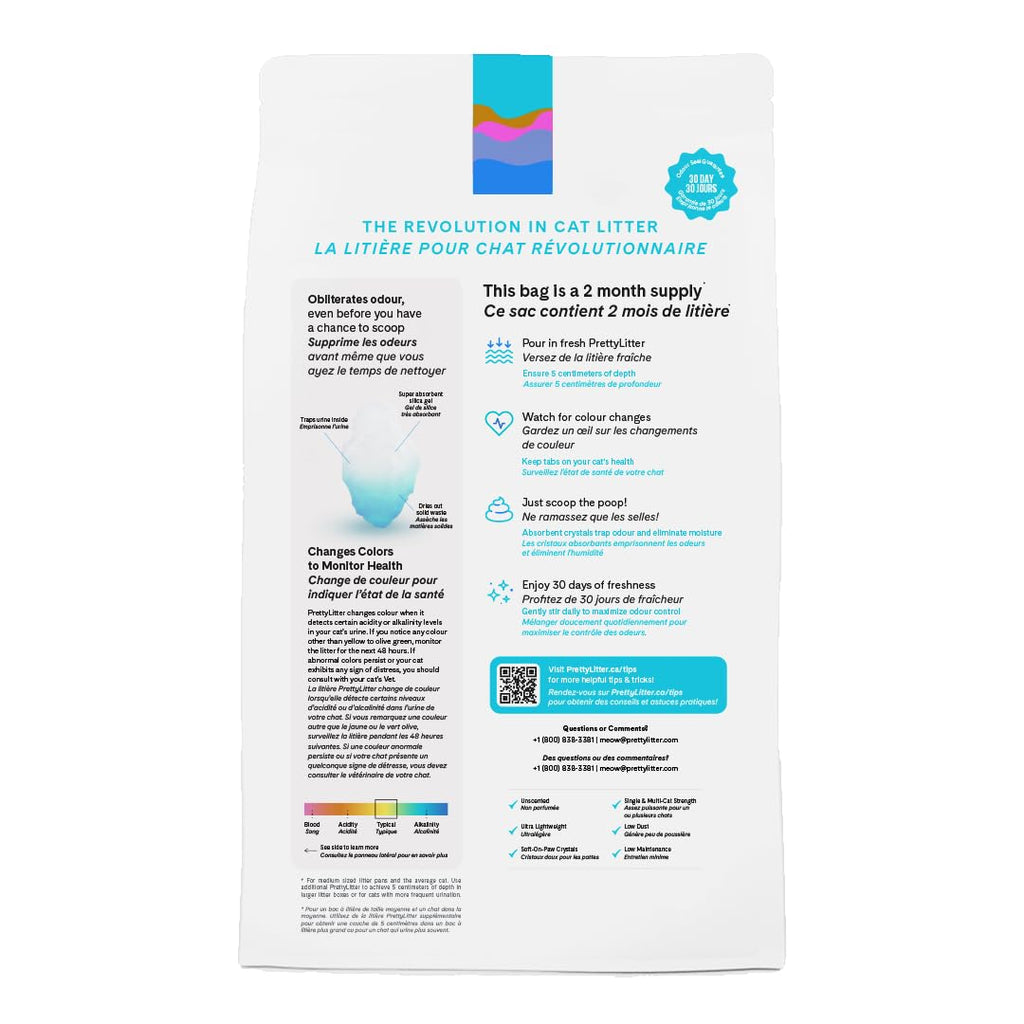 Unscented Non-Clumping Crystal Cat Litter 8 lbs P15812