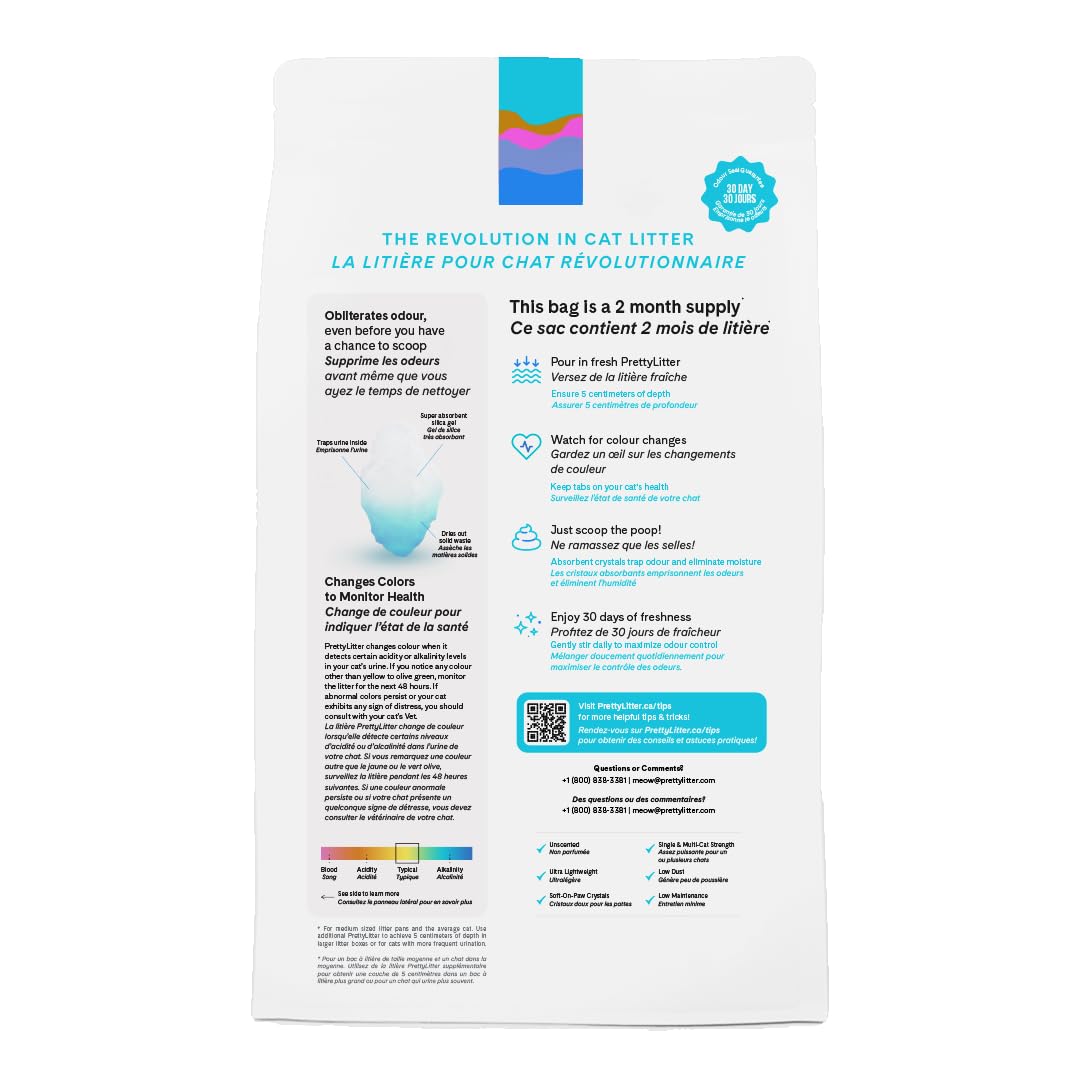 Unscented Non-Clumping Crystal Cat Litter 8 lbs P15812