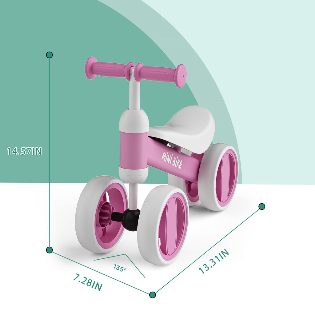 Balance Bike 4 Silent Wheels Soft Seat V926