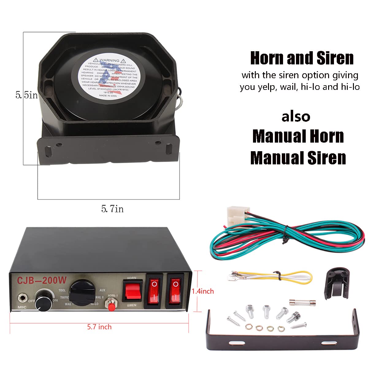 PA Speaker with Mic 12V E314214
