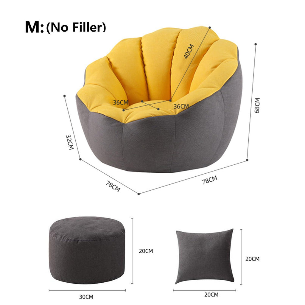 Corduroy Bean Bag Chair Cover X413