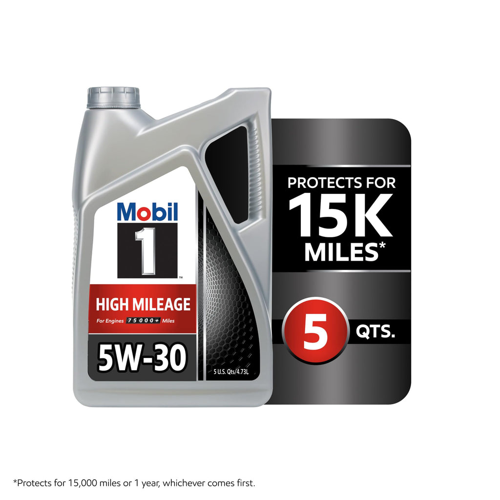 High Mileage Full Synthetic 5W-30 Motor Oil 5 Quart J796240