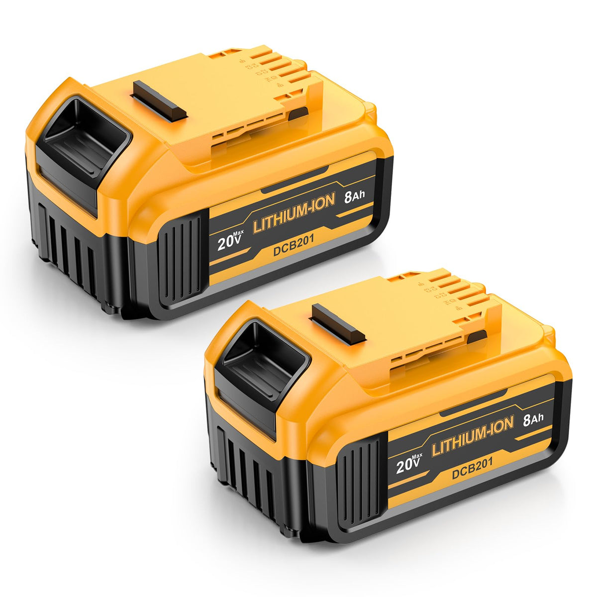2 Pack 8.0ah Replacement Battery with LED Indicator Q606