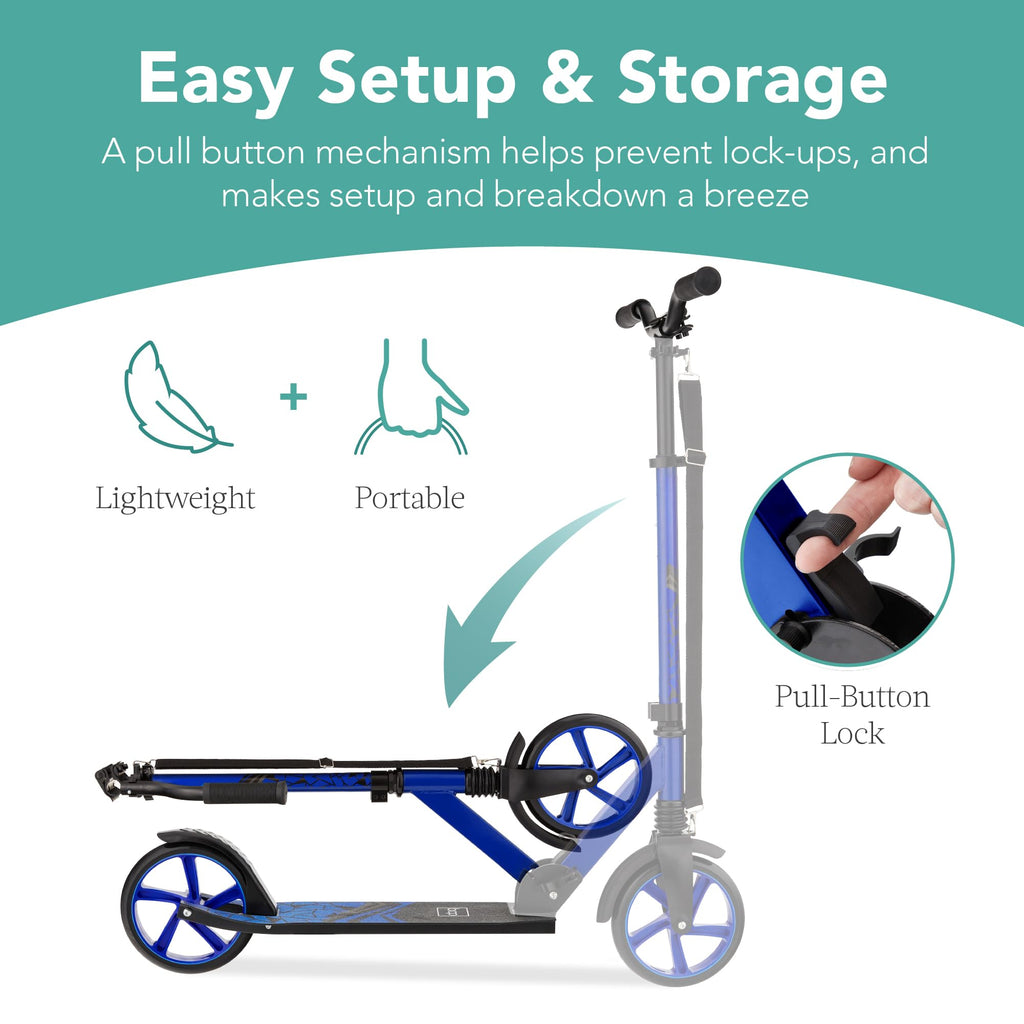 Foldable Large Wheel Kick Scooter with Suspension P352