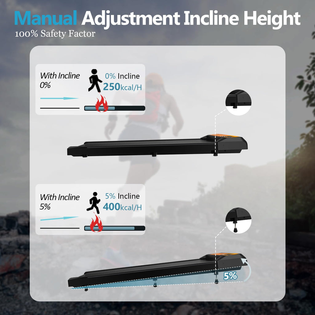 2.5 Hp Incline Walking Pad Treadmill H817251