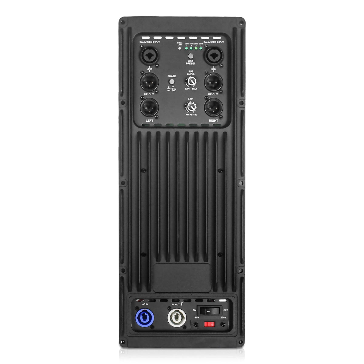 18” 1600W Powered Line Array Subwoofer with DSP F974