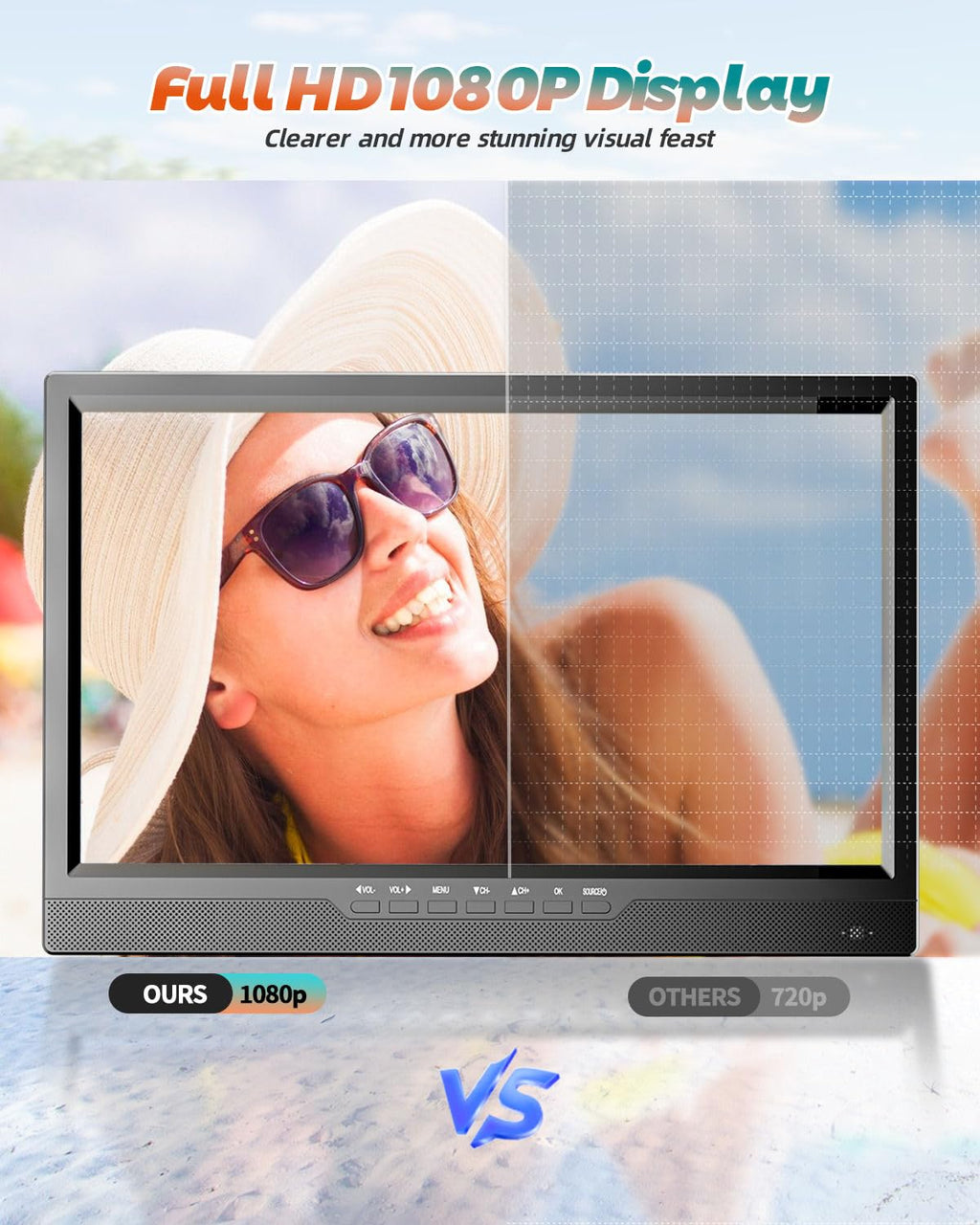 Portable TV with Antenna V9318