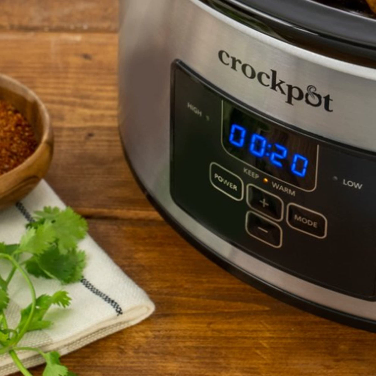 Programmable Slow Cooker, 4 Quart Oval T444