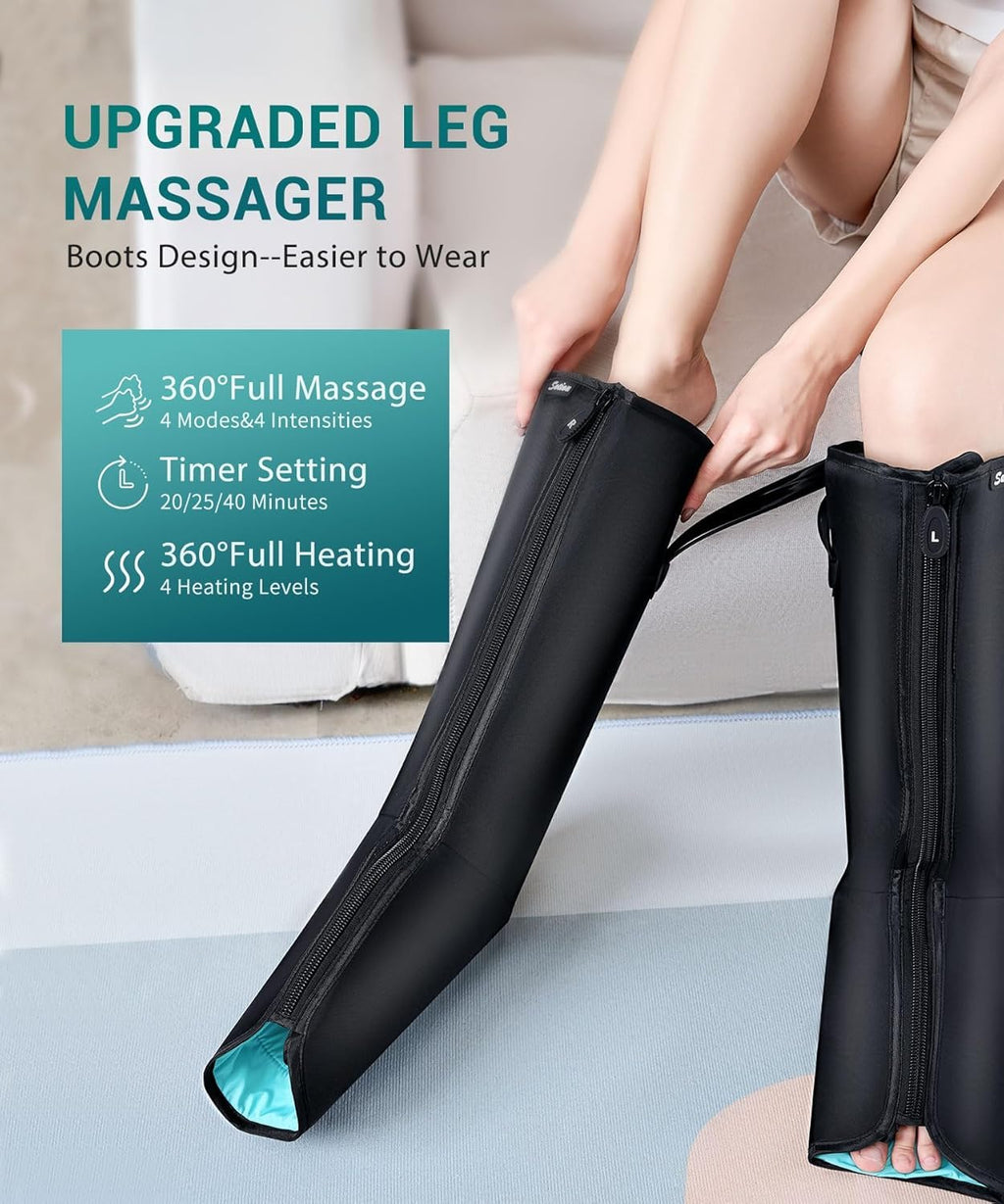 Air Compression Leg Massager with Heat V35533